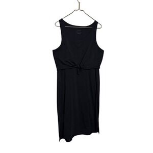 Pact Black Sleeveless Dress
